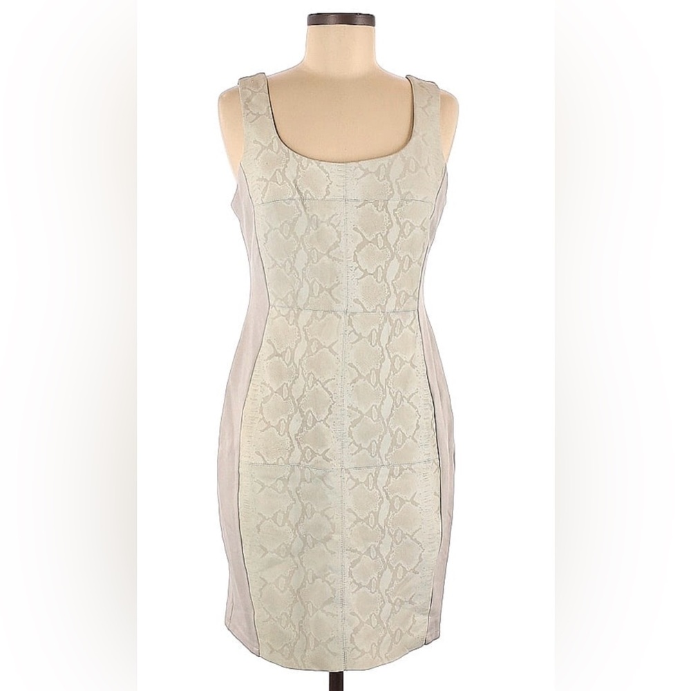Snakeskin Leather Dress